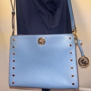 Michael Kors Rivington Studded Medium Messenger Bag